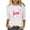 Womens Valentines Shirt-Q250 White, variant on Mifsaly Valentines Day Shirts Women Bright Letter Print 3/4 Sleeve Tshirt Crewneck Loose Tunic Blouse Girlfriend Gifts Tops Pullover Work Going Out Funny Festival Daily Fashion Outfits S