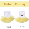 thumbnail image 6 of HQREA Dog Princess Dresses for Large Dogs Pullover Summer Clothes Tutu Dress with Butterfly Embroidered for Wedding Birthday, 6 of 6