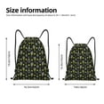 thumbnail image 2 of Zufioo Tennis Rackets Sports Cinch Sack Gym String Bags Machine Washable Heavy Duty String Backpack for Men Women-Medium, 2 of 6