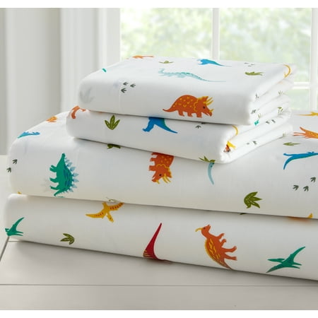 Wildkin Jurassic Giants Super Soft 100% Cotton Sheet Set - Toddler