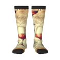 thumbnail image 1 of Balery Wine Calcetines novedosos Calcetines deportivos Calcetines hasta la rodilla Calcetines de algodón Calcetines originales y geniales, 1 of 6