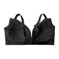 thumbnail image 3 of Women Plus Size Sexy Deep V Bra Smooth Seamless Thin Wireless Push-Up Bra For Big Chests Makes Look more Sexy(Black #2,Small), 3 of 4