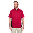 thumbnail image 1 of Harriton Chemise à Manches Courtes Colorblock pour Hommes M586T, 1 of 3