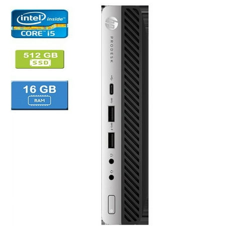 Used: HP 600 G3 MINI Intel Core i5-7500T , 16GB, 512GB SSD, Win 10 Pro
