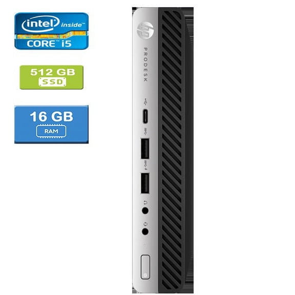 Used: HP 600 G3 MINI Intel Core i5-7500T , 16GB, 512GB SSD, Win 10 Pro