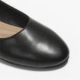 thumbnail image 3 of CucumberDay Comfortable Faux Leather Insole Low Heels Dress Shoes For Ladies,Stylish Comfortable Ballet Flat, Elegant Work Penny shoes ,Cute Round Toe Dress shoes for Ladie （Black,US6.5）, 3 of 8
