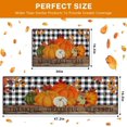 thumbnail image 3 of Wood Pumpkin Retro Vintage Kitchen Rugs and Mats Non Skid Washable Set of 2, Maple Thanksgiving Rustic Fall Runner Rug, Kitchen Floor Mat Under Sink Mat Throw Rug for Doormat, 3 of 6