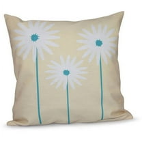 Simply Daisy Daisy May Floral Print Decorative Pillow, 16" x 16"