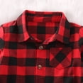 thumbnail image 6 of Genuiskids Baby Girl Cotton Plaid Shirt Kids Red Plaid Blouse Baby Girl Autumn Tops Toddler Casual Blouse 1-7T, 6 of 9