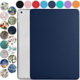 thumbnail image 1 of iPad Mini 7.9 Inch 5 Gen [ Mini 5th Generation 2019 ] A2133 A2124 A2126 MUXH2LL/A MUXF2LL/A MUXG2LL/A Trifold Slim Smart TPU Transparent Back Cover with Adjustable Stand Feature - Navy Blue, 1 of 6