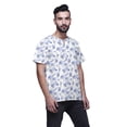 thumbnail image 2 of Atasi Tailored Fit Short Kurta Cotton Cambric Printed Keyhole Neck Casual Shirt, 2 of 5