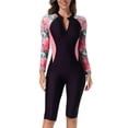 thumbnail image 1 of MKLEKYY Trajes De Baño Mujer Dos Piezas Women'S 2025 New Spring And Summer Sunscreen Swimsuit With Integrated Zipper Sunscreen Surfing Swimsuit 672, 1 of 5