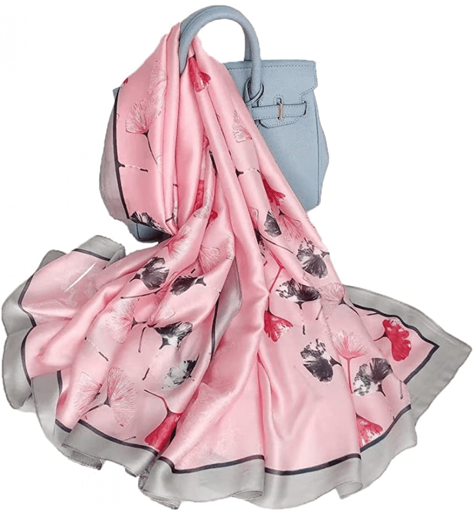 AVEKI Womens 100 Large Mulberry Silk Scarf Long Satin Scarf Fashion