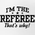 thumbnail image 2 of CafePress - I'm The Referee That's Why - Adjustable Unisex Printed Trucker Hat with Mesh Back, 2 of 10