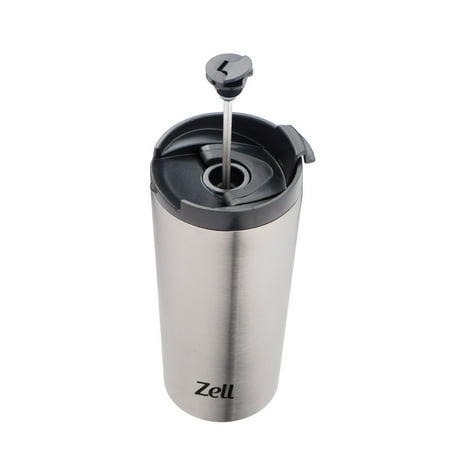 Zell Vacuum Insulated French Press Mug For Tea Amp Coffee Zell Vacuum Insulated French Press Mug For Tea Amp Coffee