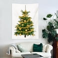 thumbnail image 3 of Tapiz navideño Decoración de pared navideña Poliéster, Colgante de pared, Tapiz de de Navidad para el hogar, dormitorio, fiesta, decoración de, 3 of 5