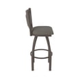 thumbnail image 4 of 870 Hadleigh 25" Swivel Counter Stool with Bronze Finish and Graph Chalice Seat and Back, 4 of 5