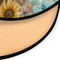 thumbnail image 3 of 36.2 Inch Round Floor Mat Sunflowers and Highland Cow Carpet Decor Rug for Living Room Bedroom, 3 of 6