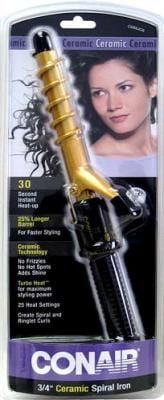 conair instant heat spiral curling iron