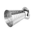 thumbnail image 3 of Uxcell Stainless Steel Cocktail Jigger, 2.5oz Cocktail Measuring Cup Jigger Bar Mixed Cocktail Beaker, Silver, 3 of 5