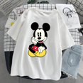 thumbnail image 1 of Camiseta de Disney para hombre y mujer, camiseta de Mickey, marido, esposa, linda pareja, Tops casuales Harajuku de manga corta, 1 of 5