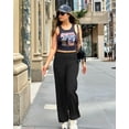 thumbnail image 4 of Pantalones G4Free de Pierna Ancha para Yoga con Bolsillos Negro M 79 cm, 4 of 5