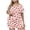 B-Red, variant on Tqcoqu Women's Plus Size Pajama Sets Short Sleeve Pjs 2 Piece Top and Shorts Sleepwear Comfy Soft Lounge Sets with Pockets,A-Blue,Women's XL-XXXXXL