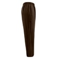 thumbnail image 6 of Palazzo Pants for Women Elastic High Waist Wide Leg Loose Fit Flowy Cotton Linen Pants with Pockets Lounge Trousers, 6 of 9