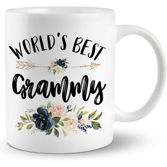 Grammy Coffee Mug - World's Best Grammy Ceramic Cup, Gifts for Christmas