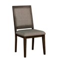 thumbnail image 1 of Furniture of America Chaise d'Appoint Perdon (Lot de 2) en Noyer, 1 of 4