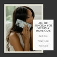 thumbnail image 4 of Walli Cases for iPhone 14 Plus Case Aesthetic Wallet Phone Case Card Holder, Securely Holds up to 2 Cards - Cute, Trendy Phone Cover for Women, fits iPhone 14 Plus, with Kickstand & Finger Strap, 4 of 7