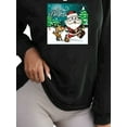 thumbnail image 4 of FASHIONWT Women Christmas Graphic Fall Tee Festival Long Sleeve Sweatshirt, 4 of 4