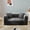 Charcoal Black, variant on Meeyar Loveseat Sofa with 2 Cushions, 65" Modern Bubble Couch 2 Seater for Living Room, Charcoal Black