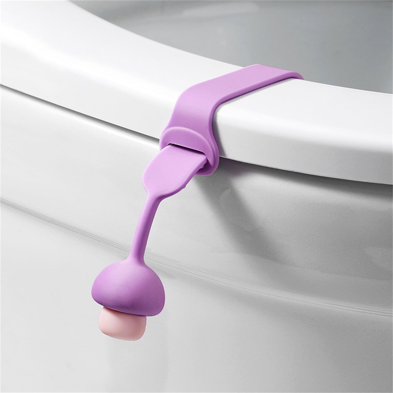 onhuon silicone toilet seat lifter handle avoid touching toilet cover