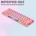 thumbnail image 3 of Teclado Mecánico Inalámbrico CUTICAT CK62 Eje Rojo Rosa 61 Teclas RGB, 3 of 8