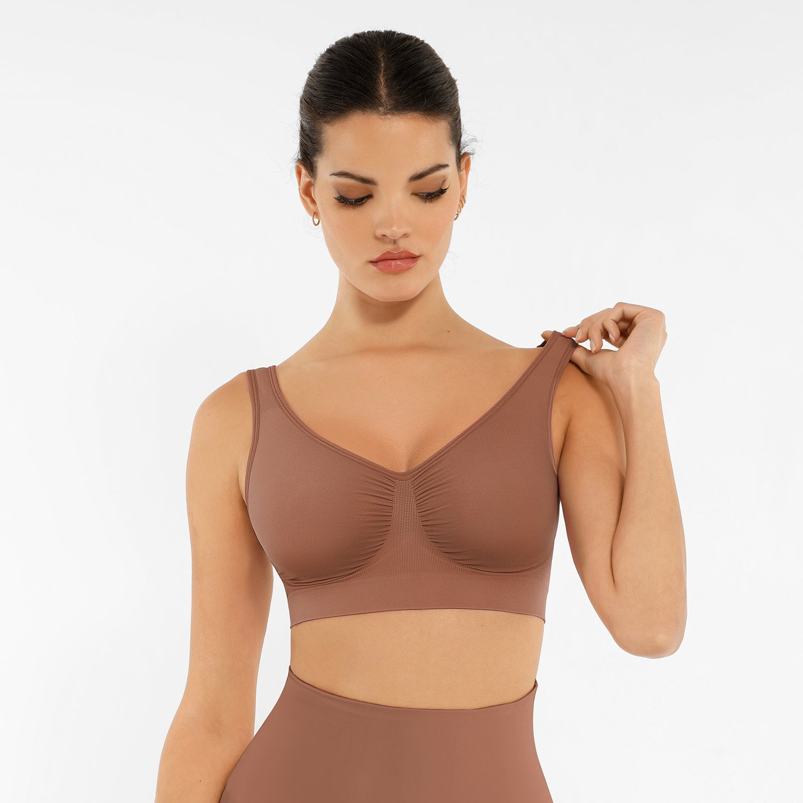 FeelinGirl Women’s Seamless Wireless Full Coverage Bra
