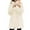 Beige, variant on Herrnalise Jackets For Women Winter Solid Faux Coat Warm Casual Long Jacket Long Sleeve Outerwear Shackets For Women 2024 fall Black,M