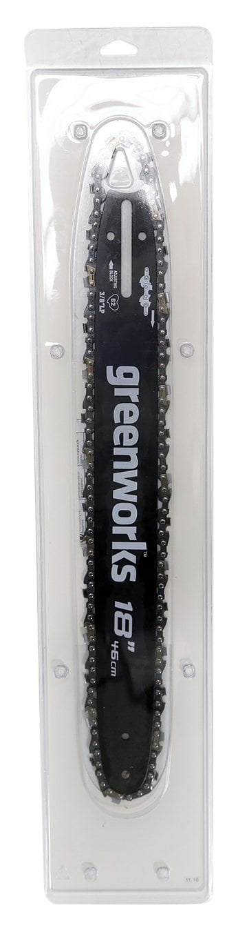 Greenworks 18-Inch Chainsaw Bar & Chain Combo 2904102 