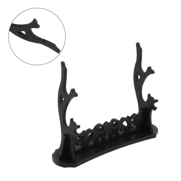 Black Holder Display Stand Sword Rack Collection Household Shelf Home