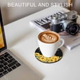 thumbnail image 6 of Sunflowers Coasters Set of 4, Absorbent Coasters for Drinks, Yellow Summer Botanical Elegant Pastoral Coaster for Desk Coffee Table Protection, Home Decor House Warming Gifts 4", 6 of 8