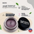 thumbnail image 3 of Waterproof Gel Eyeliner Pot in Amethyst (Deep Eggplant) - Long Wear Cream Eye Liner - Stay Put Gel Eyeliner by Mommy Makeup, 3 of 8