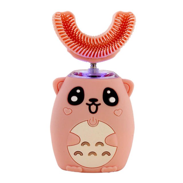 Electric U-shape Children's Toothbrush Rechargeable Portable Toothbrush For Boys Girls