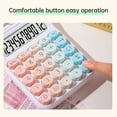 thumbnail image 2 of Cute Calculator 12 Digit Large LCD Display Big Round Button Gradient Candy Colored Dual Power Supply Calculator Suitable for Office School Home for Kids Students Accountant, 2 of 9
