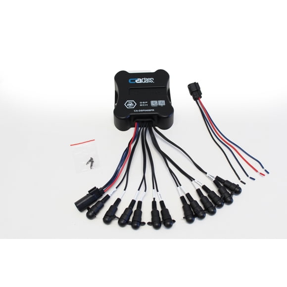 DSP 8 CANALES WATERPROOF SERIE PRO CARBON AUDIO