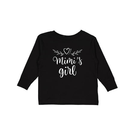 

Inktastic Mimi Girl Granddaughter Gift Toddler Toddler Girl Long Sleeve T-Shirt