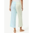 thumbnail image 4 of Joyspun Women's Woven Cropped Pajama Pants, Sizes S to 3X, 4 of 5