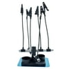 Master Airbrush 6 Station Airbrush Holder with Air Manifold - Holds 8 Airbrushes with Regulated Air Flow Control - Airbrush Stand for Artists and Modelers