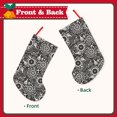 thumbnail image 2 of Salouo Bicycles Parts Print Christmas Decorations Stockings 1 Pack 18'' Xmas Stockings Holiday Stocking Personalized Farmhouse Decor for Home Family Party Tree, 2 of 7