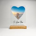 thumbnail image 4 of Custom Personalized Photo Picture Plaque, Wedding Anniversary Engagement Home Décor for Her Custom Wood Stand Engrave Couple Gift, Christmas, 4 of 7