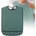 thumbnail image 2 of Bibs for adults to eat, bibs for the elderly, practical, easy to wear, protective apron for the elderly, Green S, 2 of 5